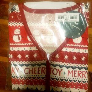Little Sleepies Festive Fair Isle Womens Pj Top